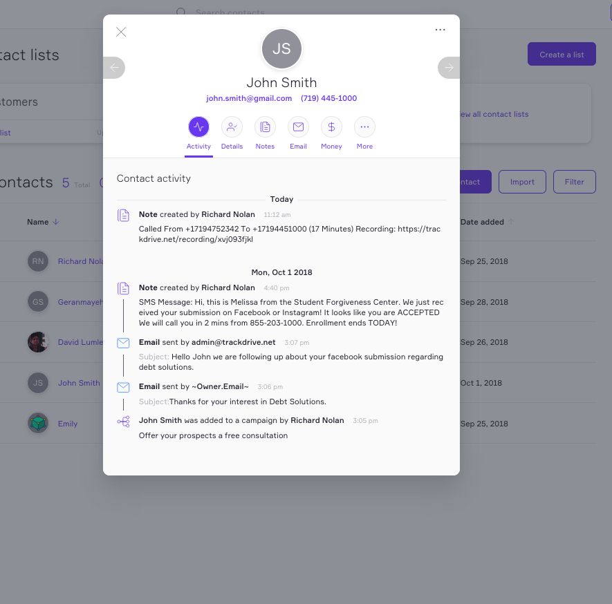 Salesforce TrackDrive Integration